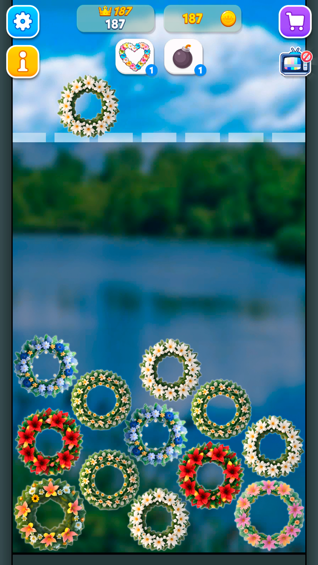 Merging wreaths: Connect the summer! screenshot 4