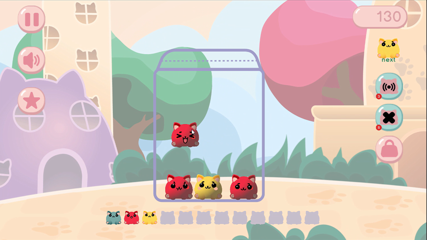 Purrge: merge cats — screenshot 1