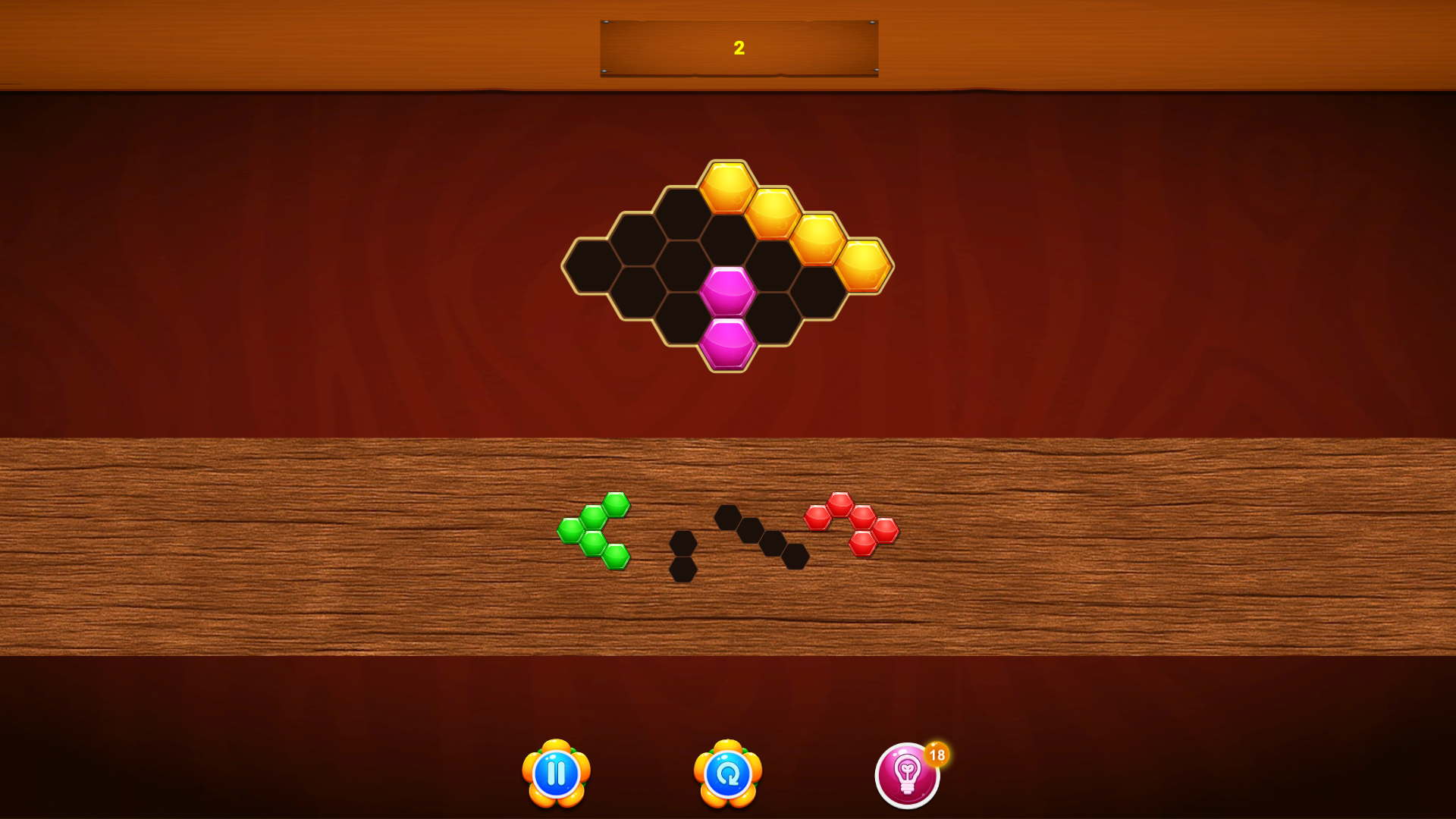 Hexa Block: Honey Cells — screenshot 2