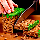 АСМР: Разрезай и сортируй блоки