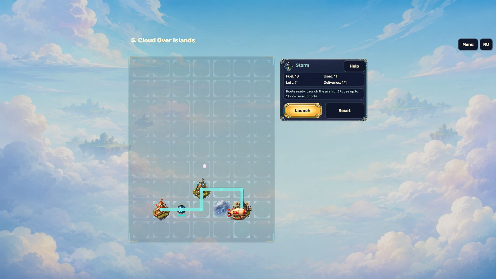 Sky Mail: Wind Routes — screenshot 1