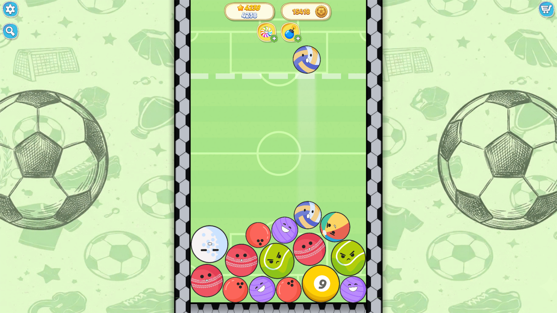 Соединяй мячи: Спортивная арена — screenshot 1