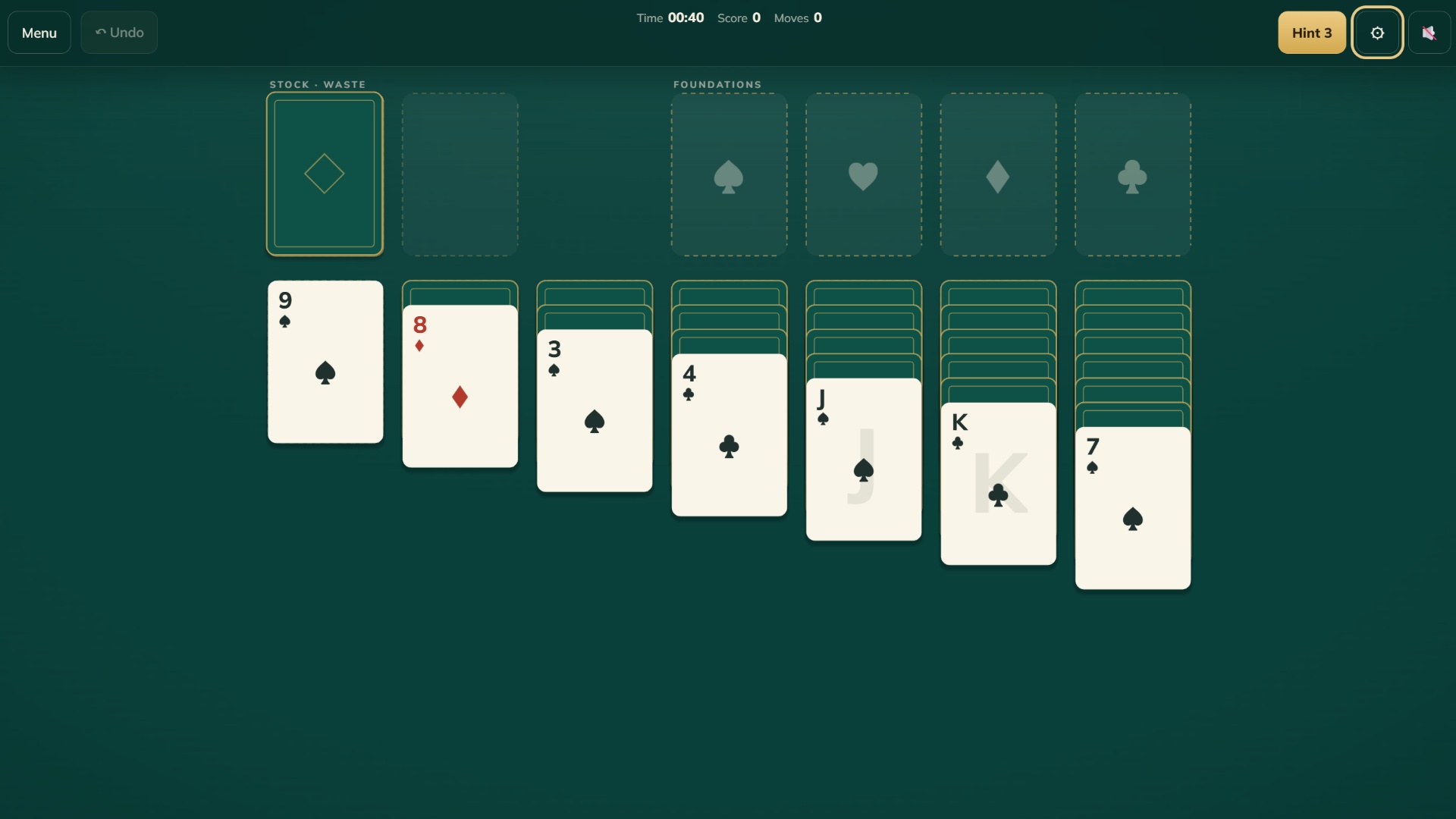 Solitaire Klondike 2027 — screenshot 1