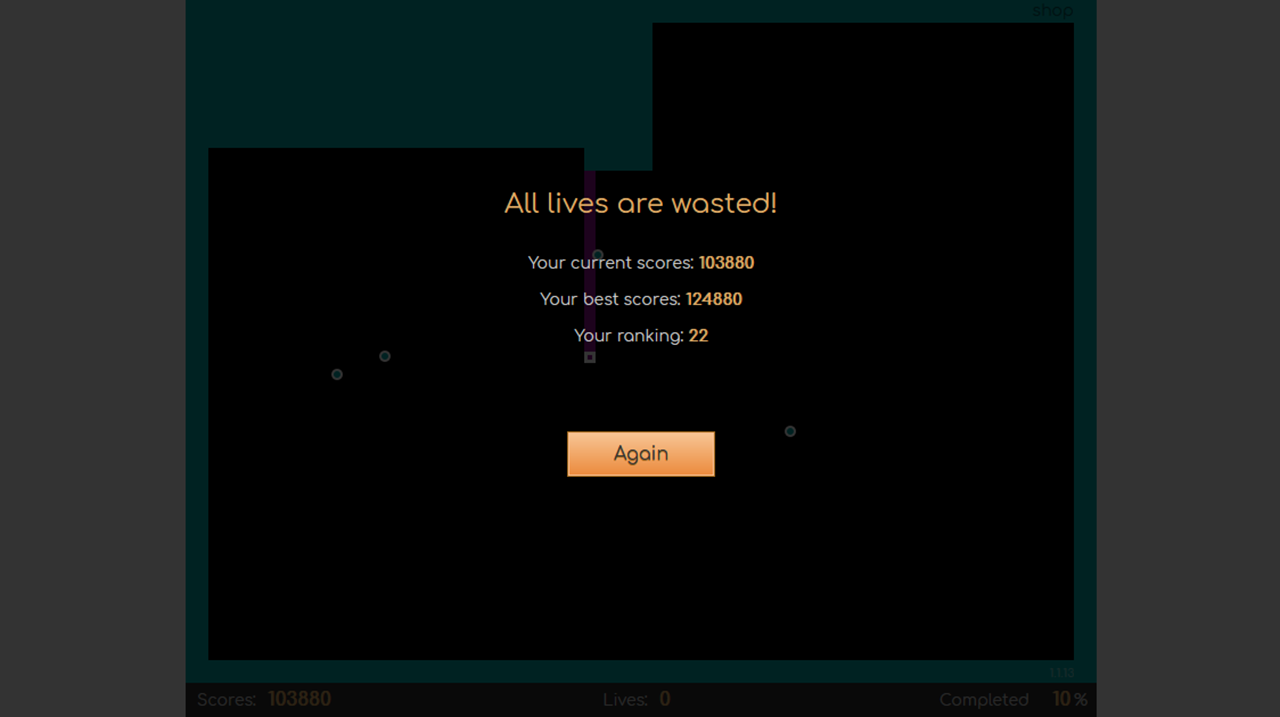 Xonix screenshot