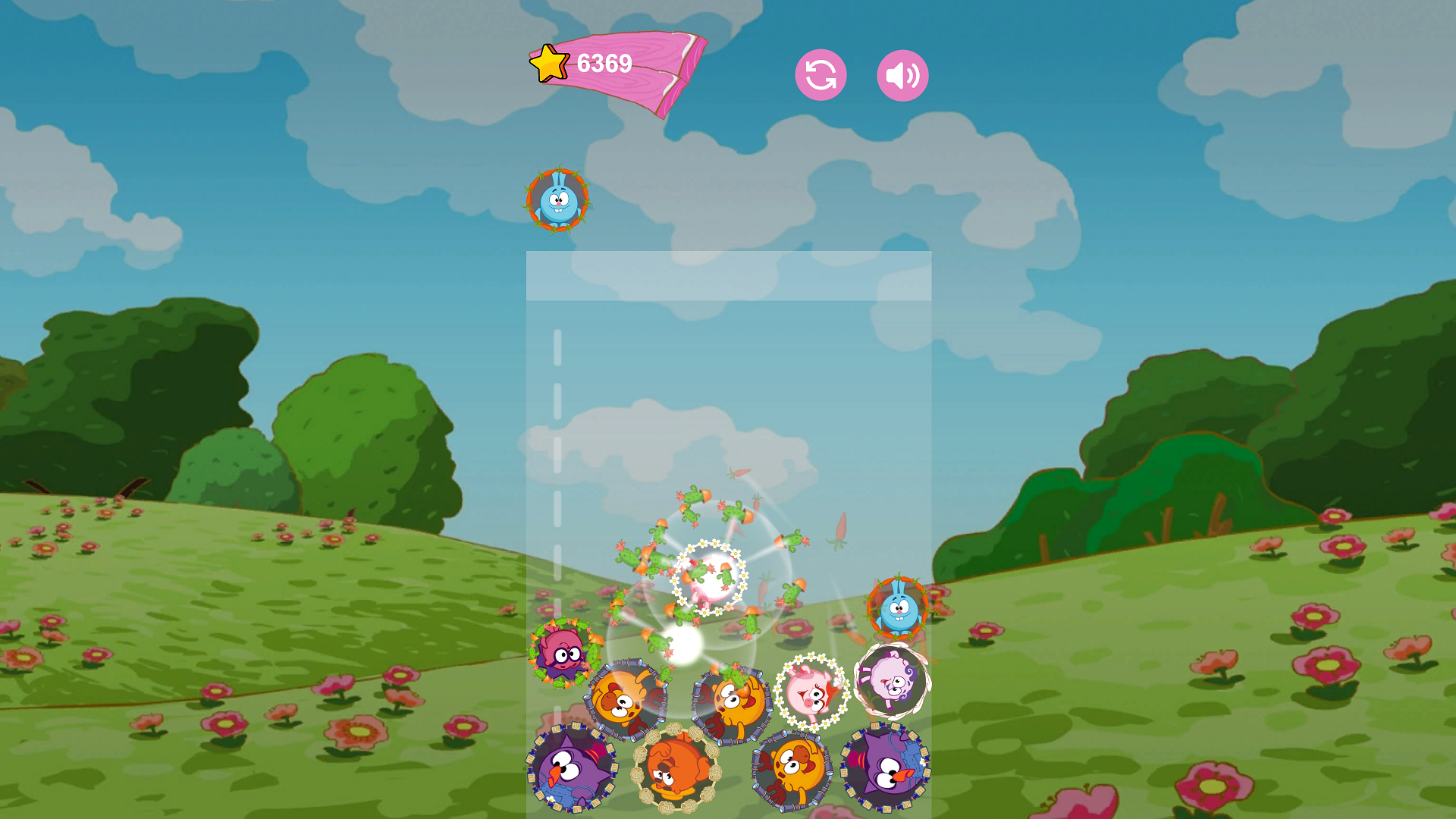 Merge Crumbs & Hedgehog! 2048 screenshot