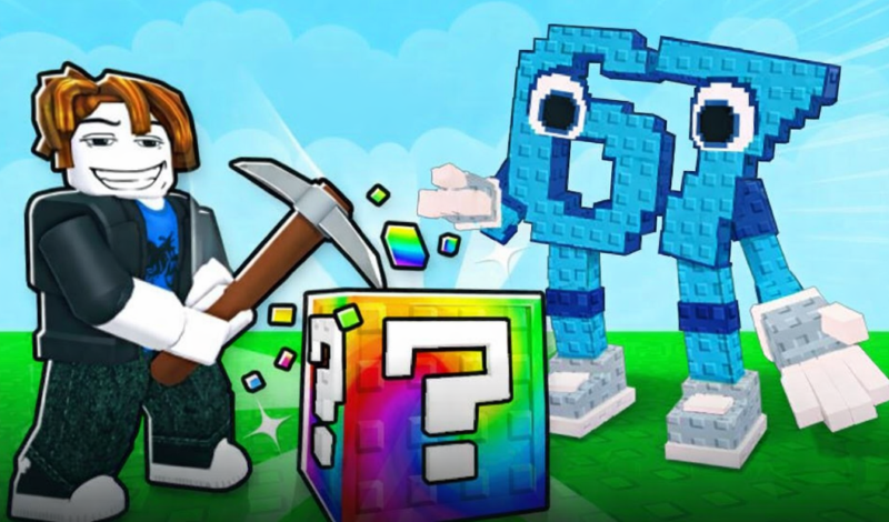 Lucky block: steal brainrot game cover