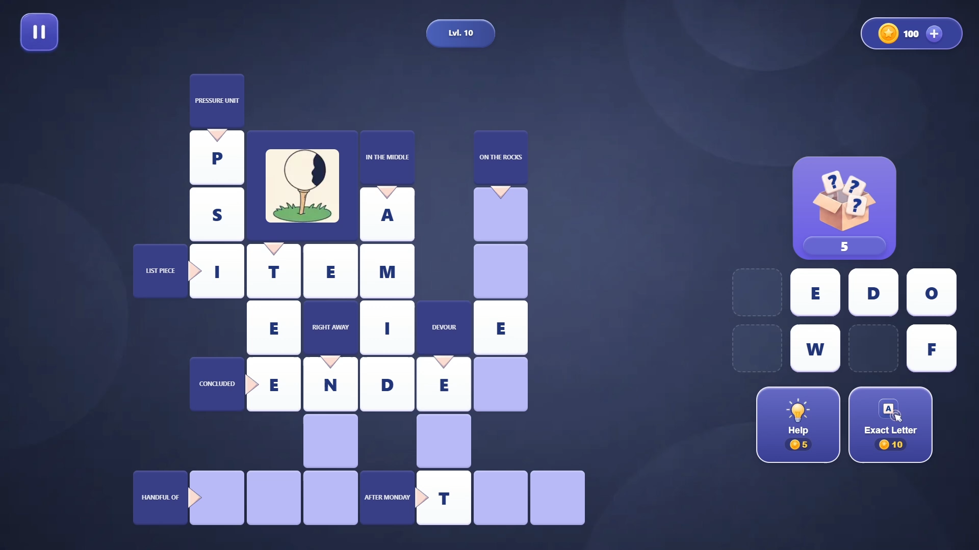 Crosswords: Letters from a Box — screenshot 4