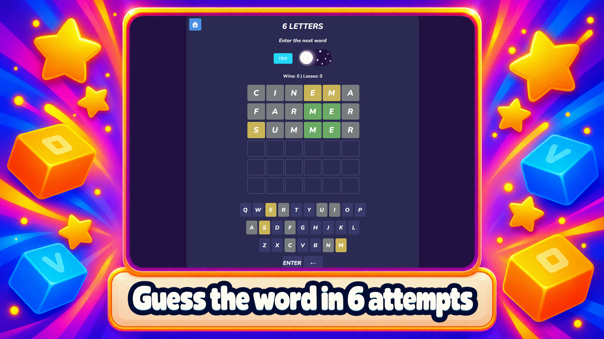 6 letters — screenshot 1