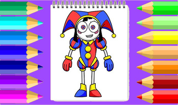 Coloring Book: Digital Circus