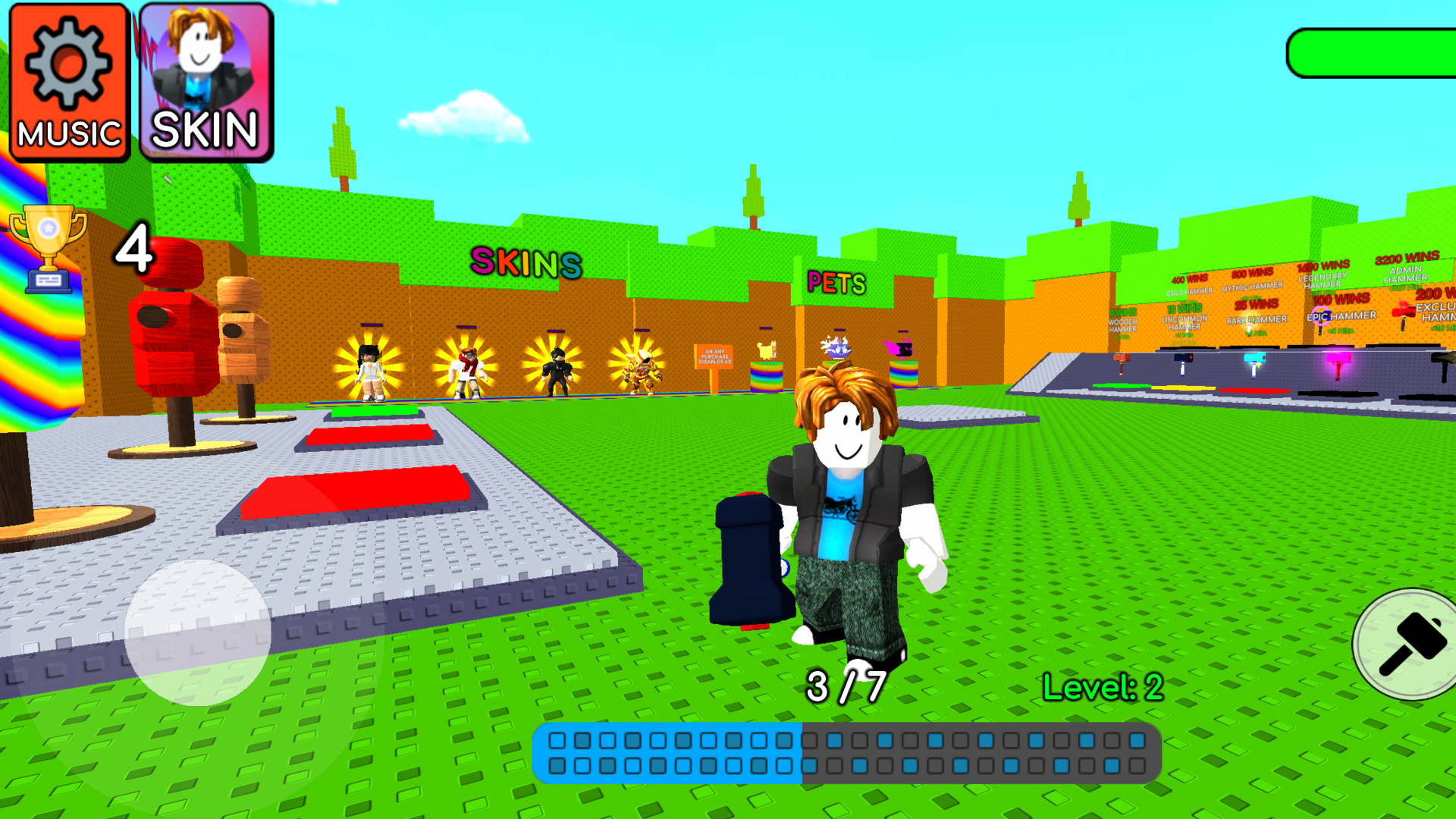 +1 Hammer Evolution to Defeat Wolves 3D — screenshot 3