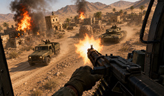 Desert Heli Strike 3D: Gunship