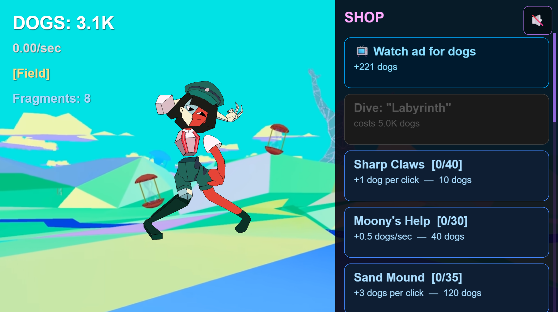 Ena clicker dream — screenshot 1