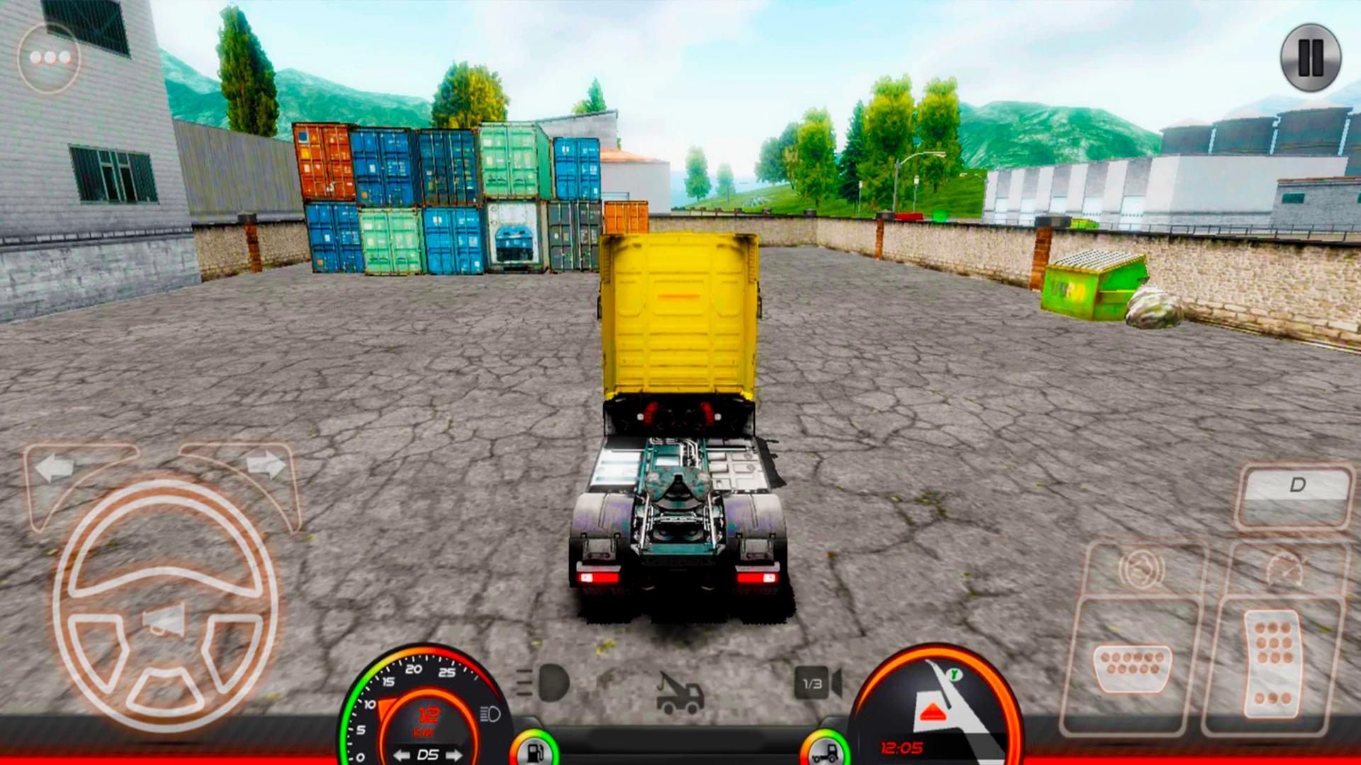 Long-haul trucking simulator screenshot
