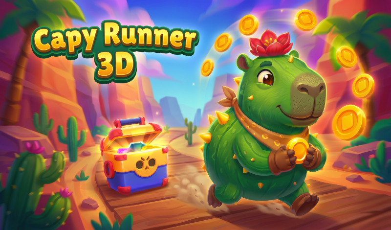 Capy Runner 3D game cover