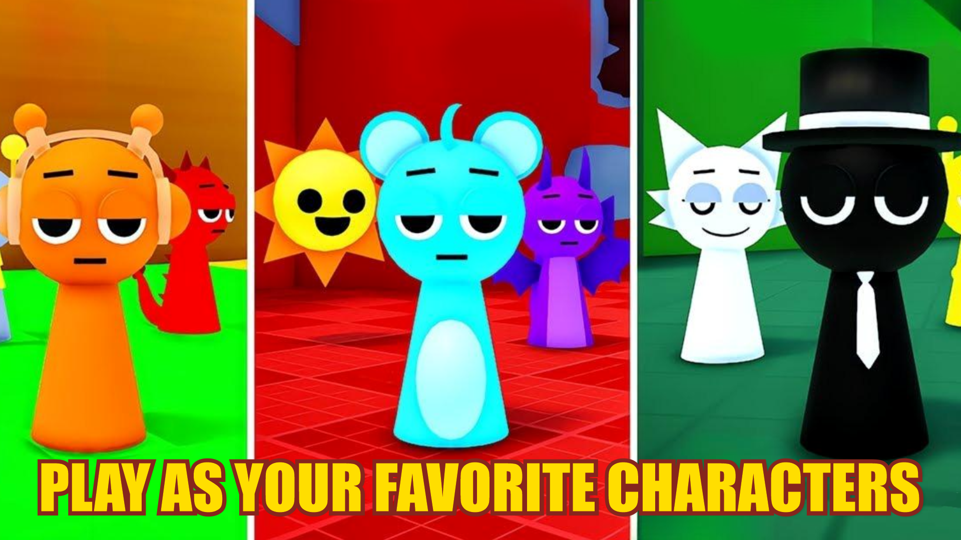 Sprunki 3D: Eat Up Everyone In The Arena screenshot