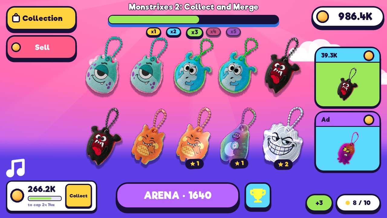 Monsterix 2: 100 New Monsters — screenshot 1