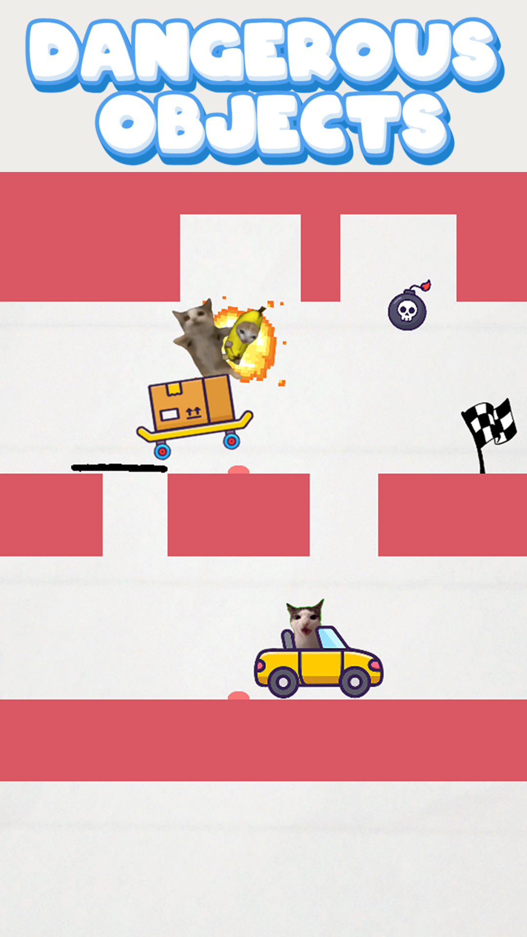 Draw a bridge - Save the cats meme! screenshot 8