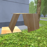 Survival simulator in the yard