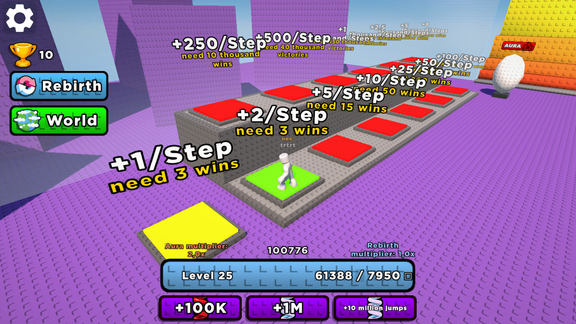 Obby +1 jump per run! — screenshot 1