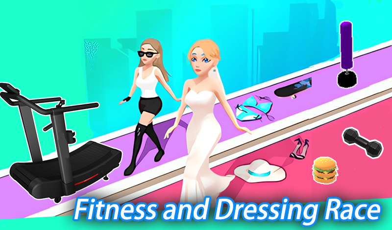 Fitness and Dressing Race game cover