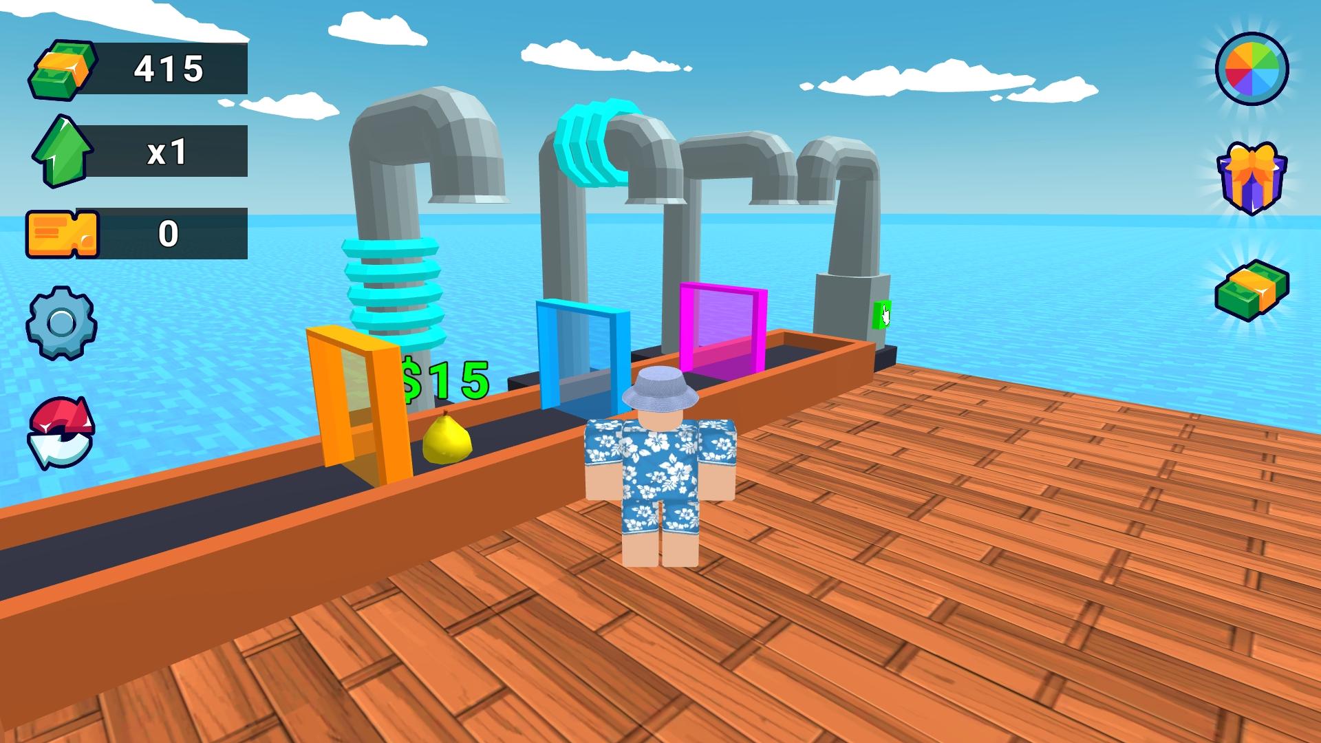 Obby: Raft Tycoon. Ocean of Money! screenshot