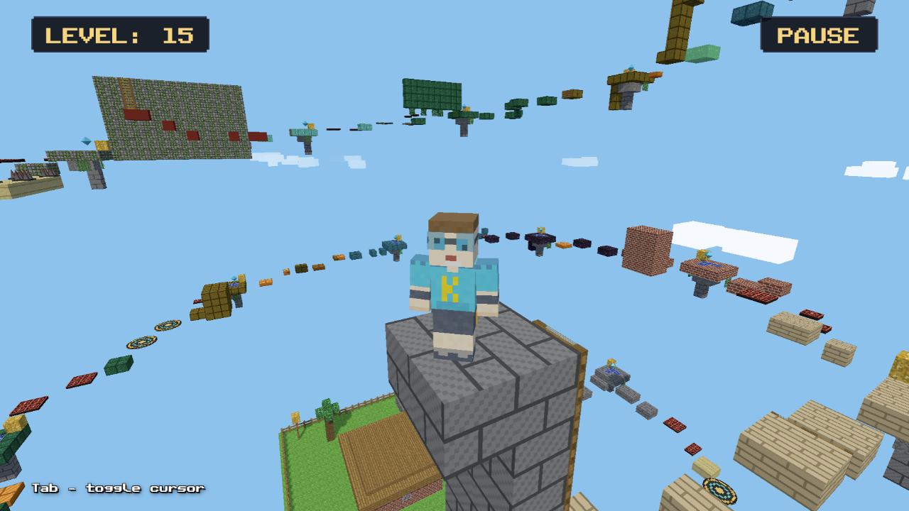 Qubie: Cloud Parkour — screenshot 4