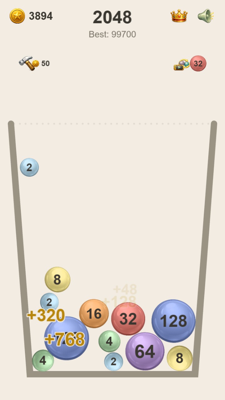 Balls in a glass screenshot 5