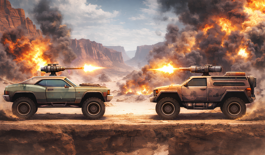 Cars with Guns: Wasteland Showdown
