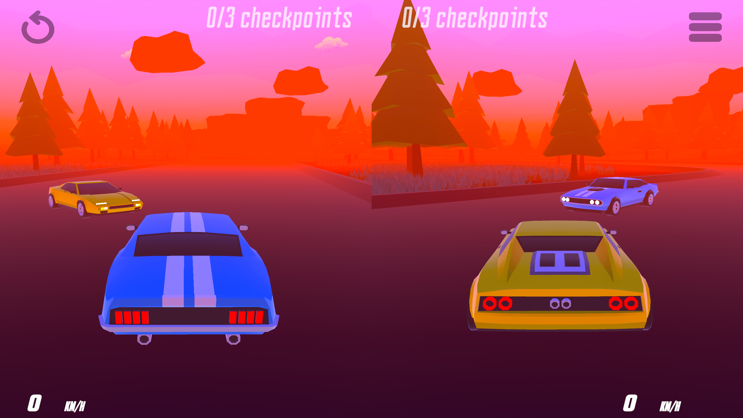 Arcade Racing For 2 — screenshot 4