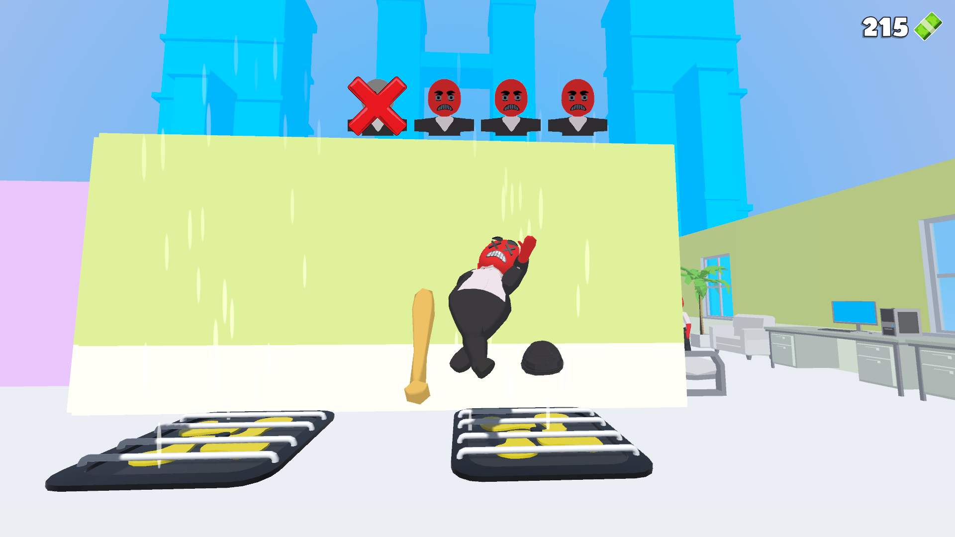 Office fight - Beat everyone with a bat! screenshot