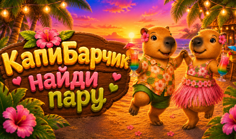 КапиБарчик Найди Пару game cover