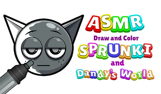 ASMR Draw and Color Sprunki and Dandy's World — trailer