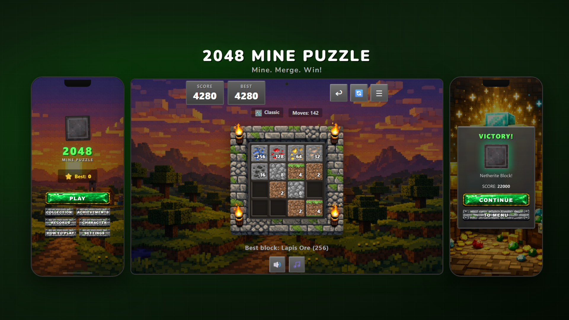 2048 Mine Puzzle — screenshot 1