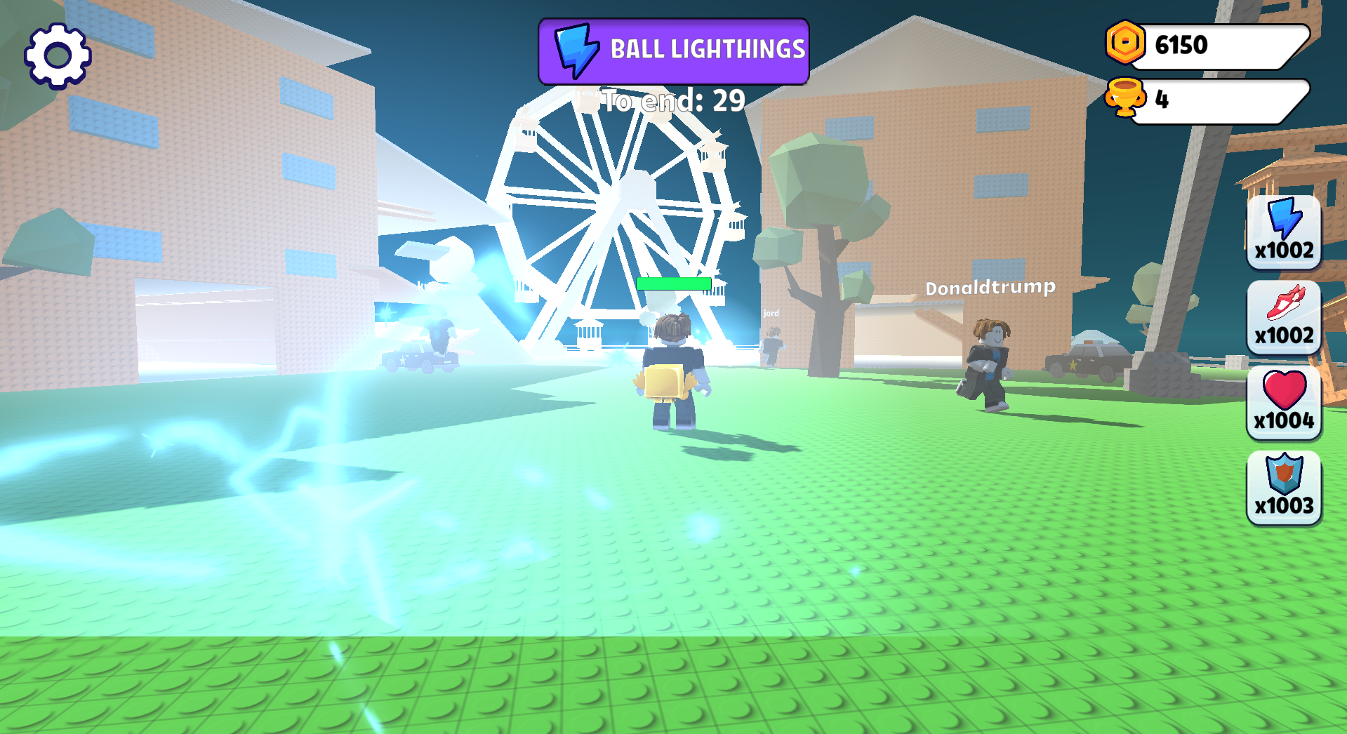 Obby Brainrot: Escape from Natural Disasters screenshot