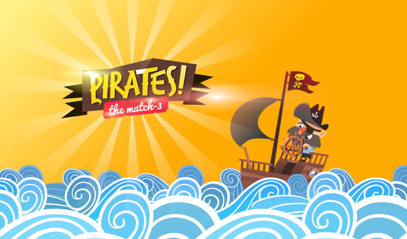 Pirates! Match 3 game cover