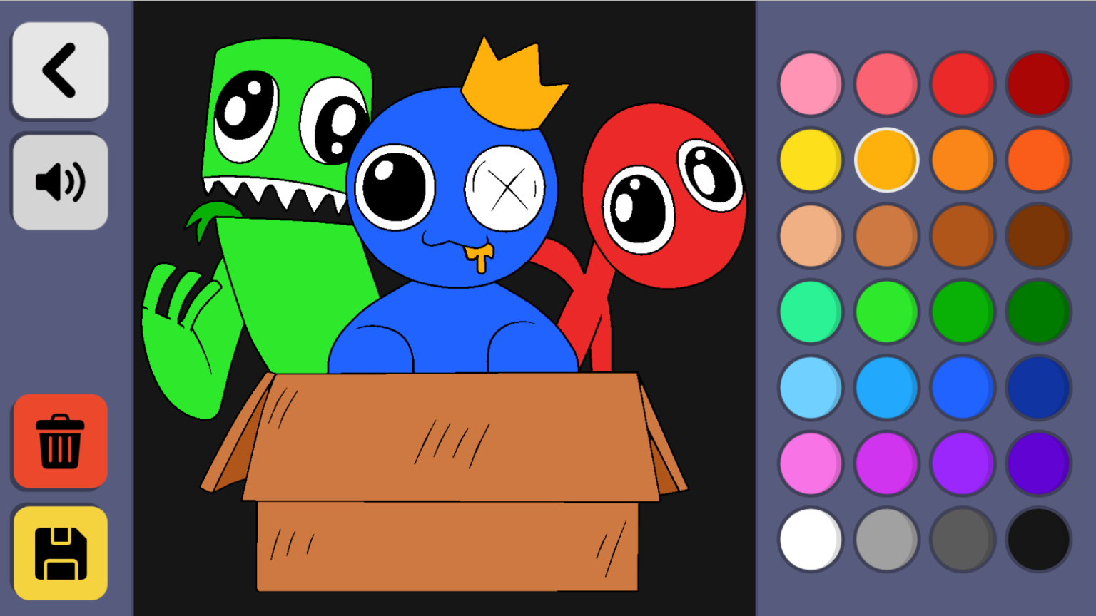 Rainbow Friends - Coloring Pages screenshot