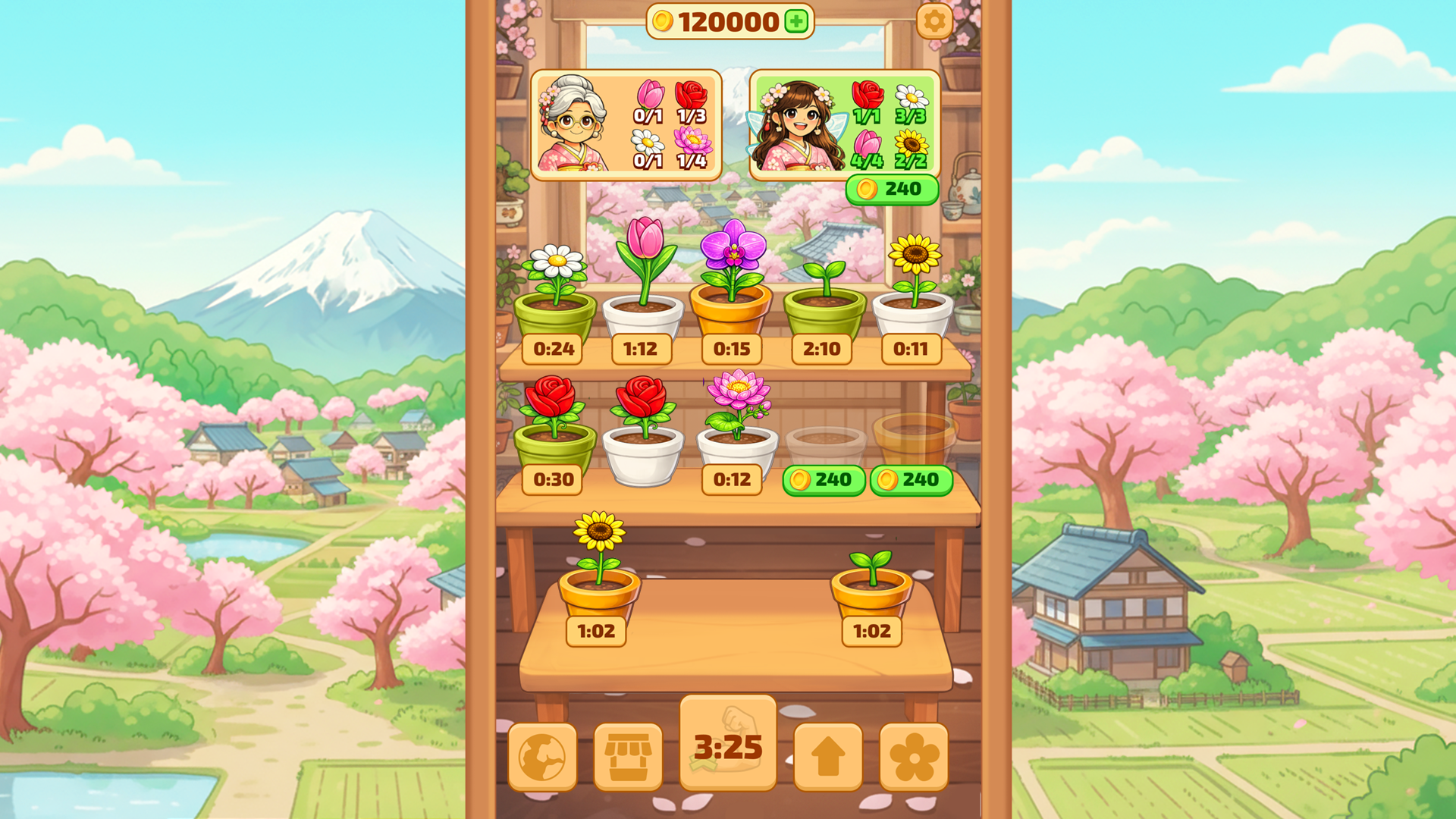 Цветочный рай: Выращивай цветы и зарабатывай — screenshot 3