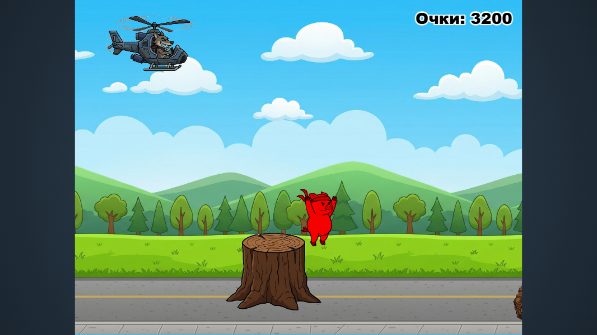 Свинка Рэмбо: Выживание — screenshot 3