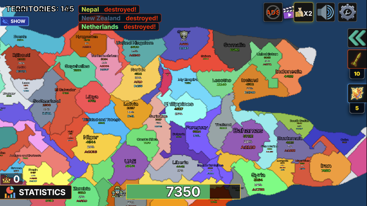 Territories: Divide and Conquer! screenshot 1