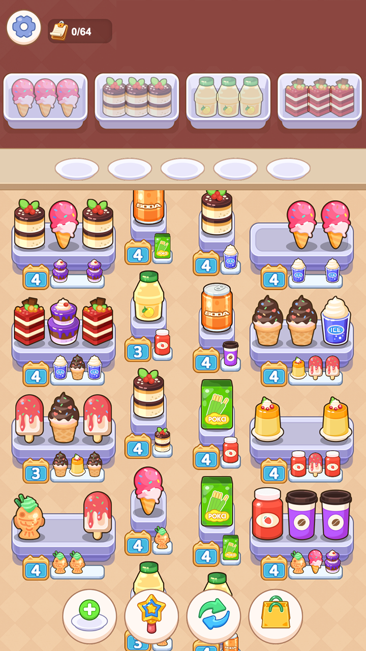 Kitten Mart: Goods Match & Clear screenshot 3