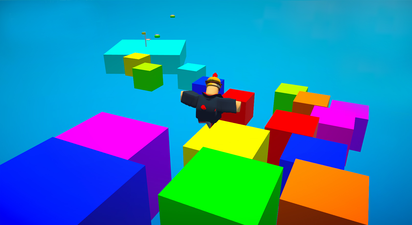 Обби: Хардкорный Паркур по Батутам — screenshot 1