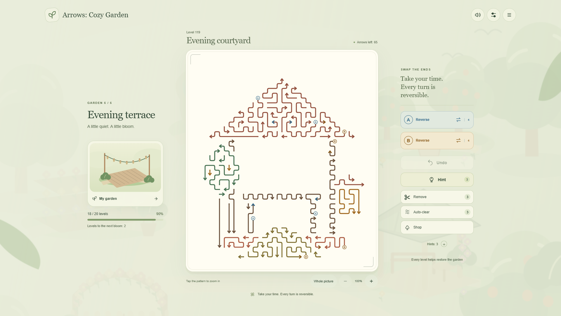 Arrows: Cozy Garden — screenshot 3