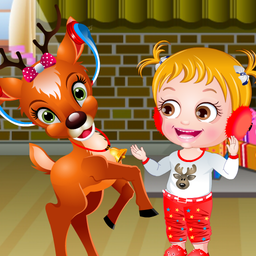 Baby Hazel Reindeer Surprise