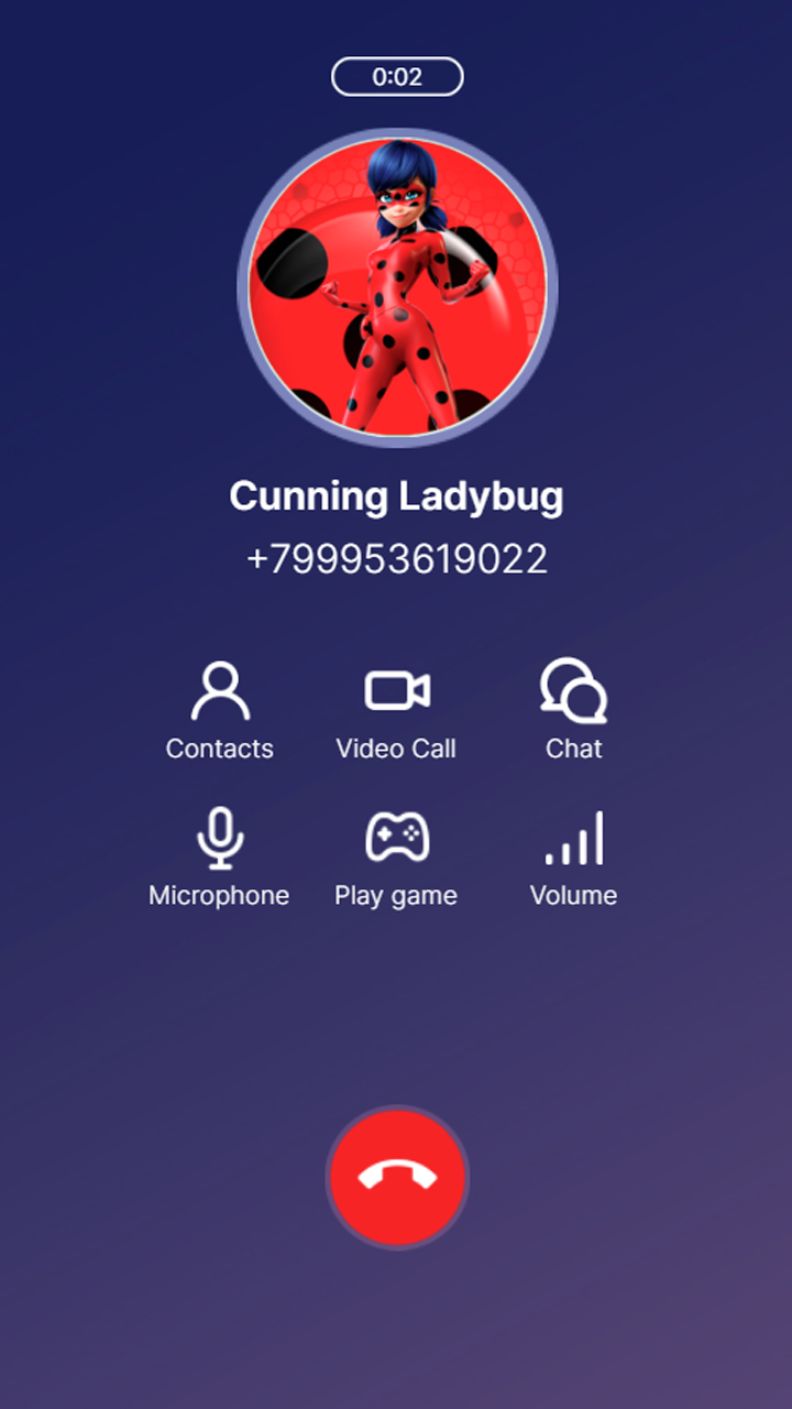 Lady Bug and Cat Noir Call: Chat Prank, Video Call screenshot 11