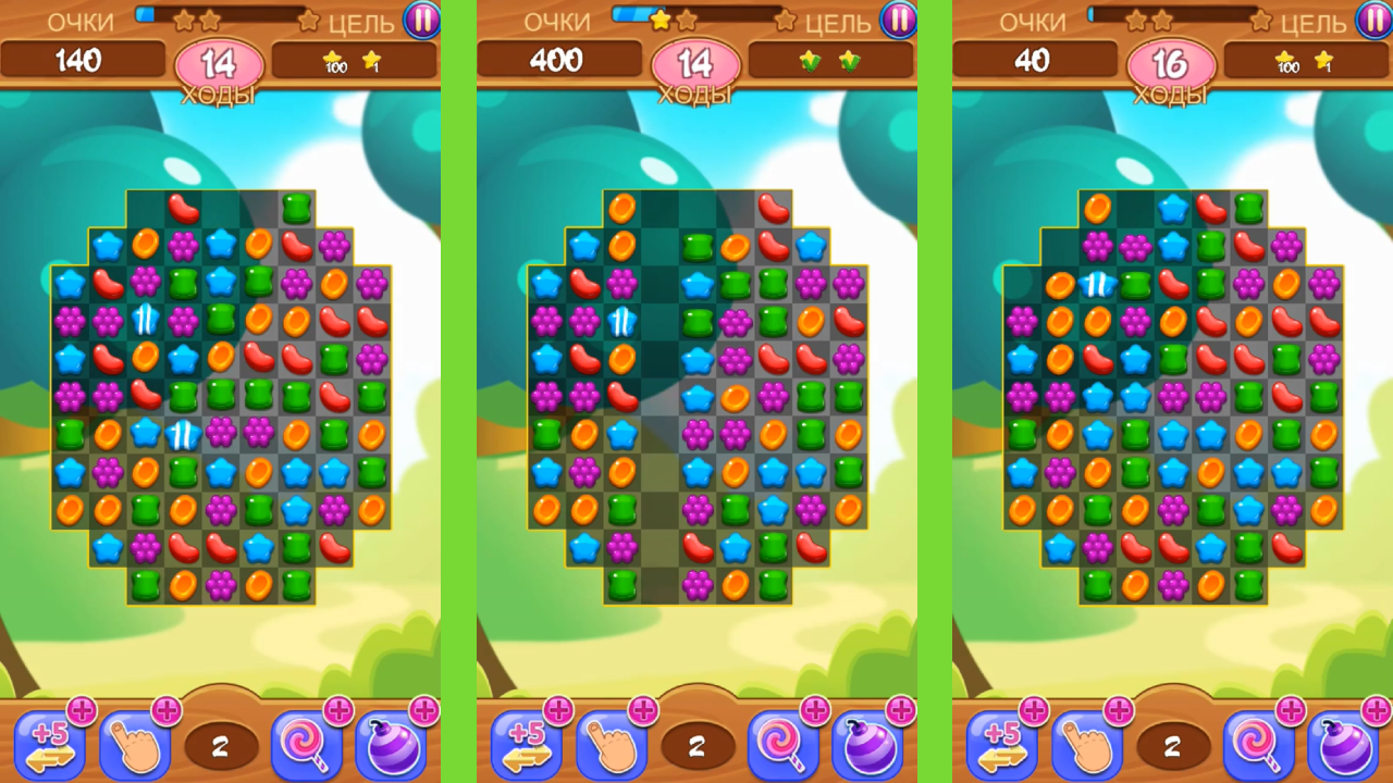 Сладкий Матч - Три в Ряд — screenshot 1