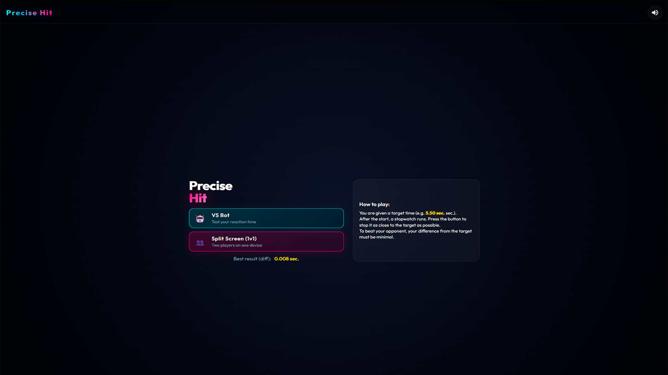 Precise Hit — screenshot 2