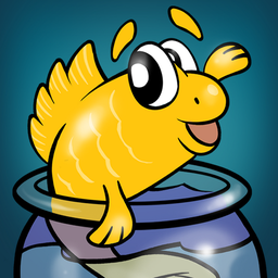 Retro Cheerful Fish