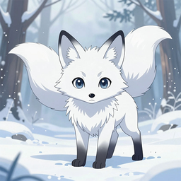 Снежная лиса