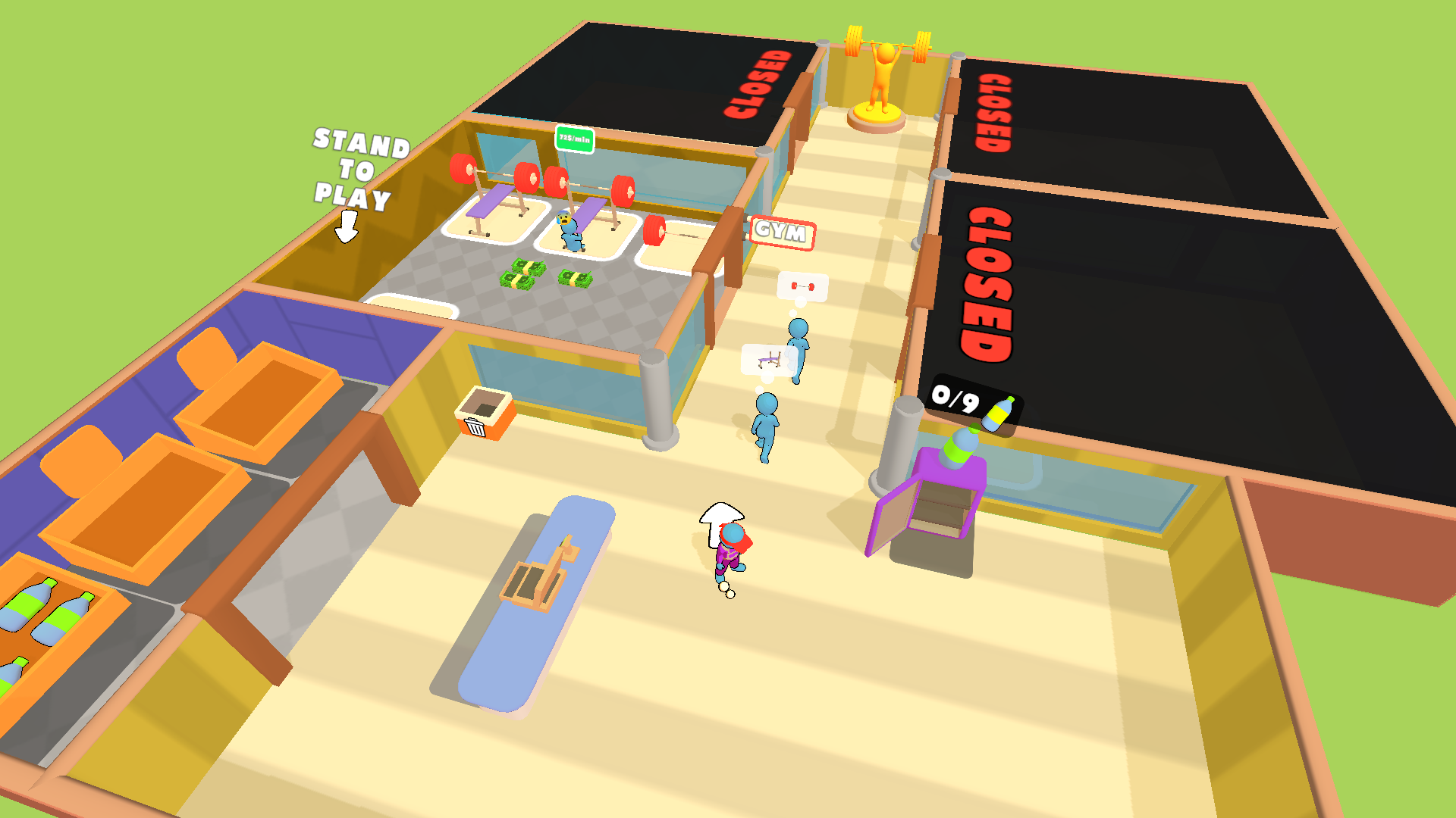 Fitness empire: business-simulator screenshot