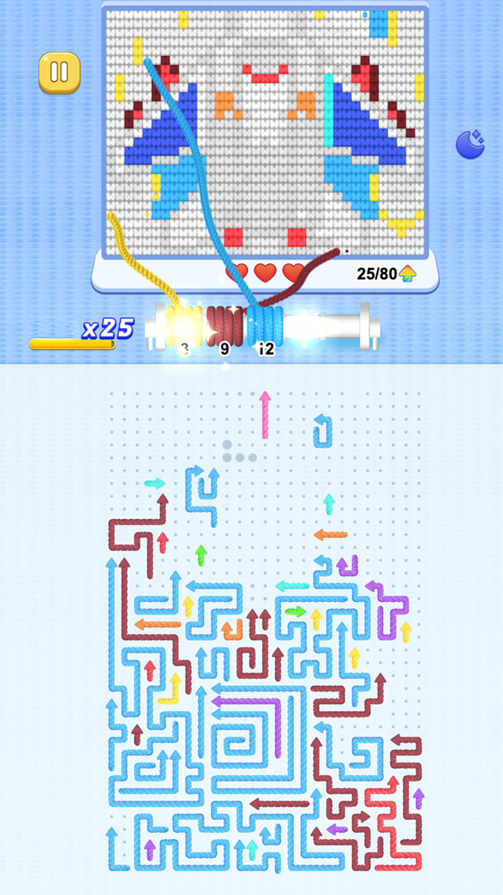 Remove Arrows: Yarn Weaving screenshot 4